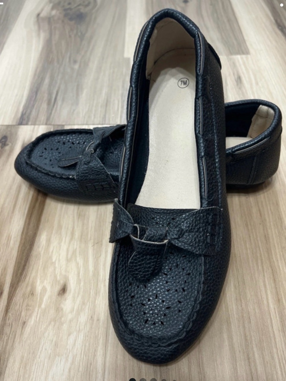 Classic Black Women's Slip-On Loafers